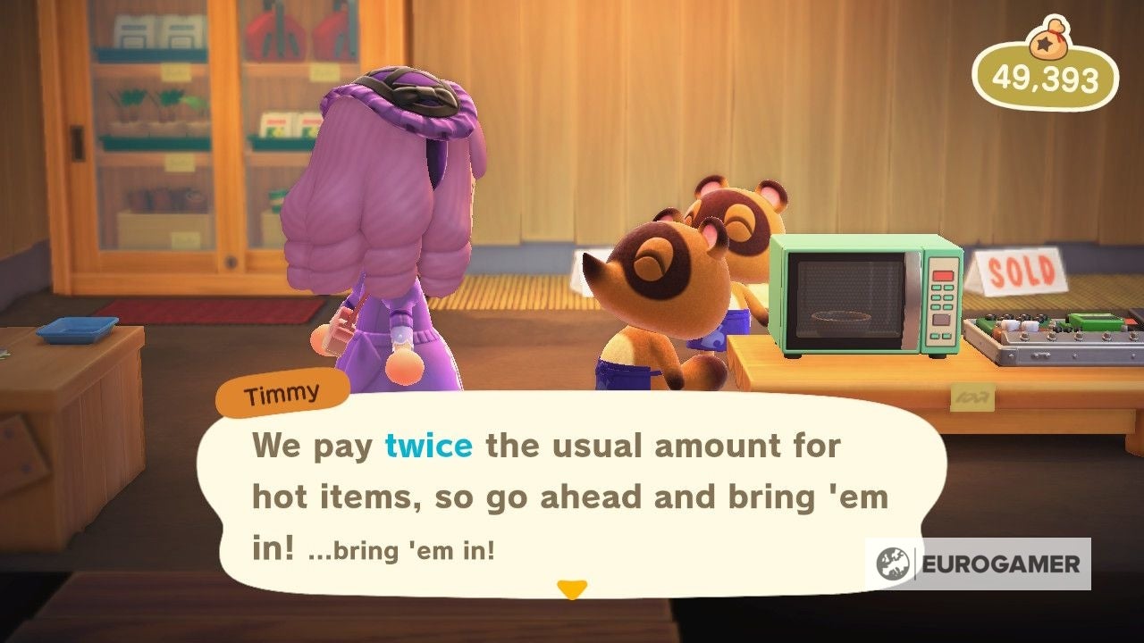 Animal Crossing Nook's Cranny How to upgrade Nook's Cranny, Hot Item